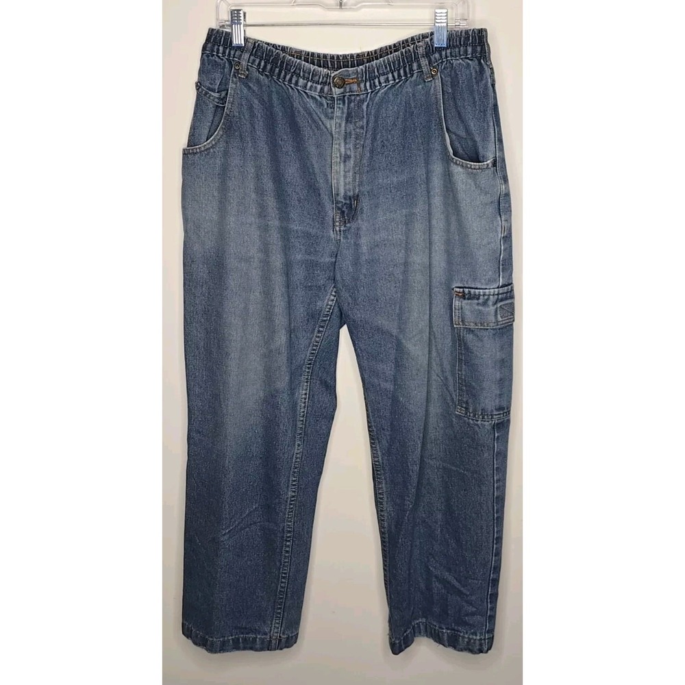 Haband Casual Joe Jeans‎ Mens 33x23 Relaxed Stretch Comfort Waist Cargo Workwear